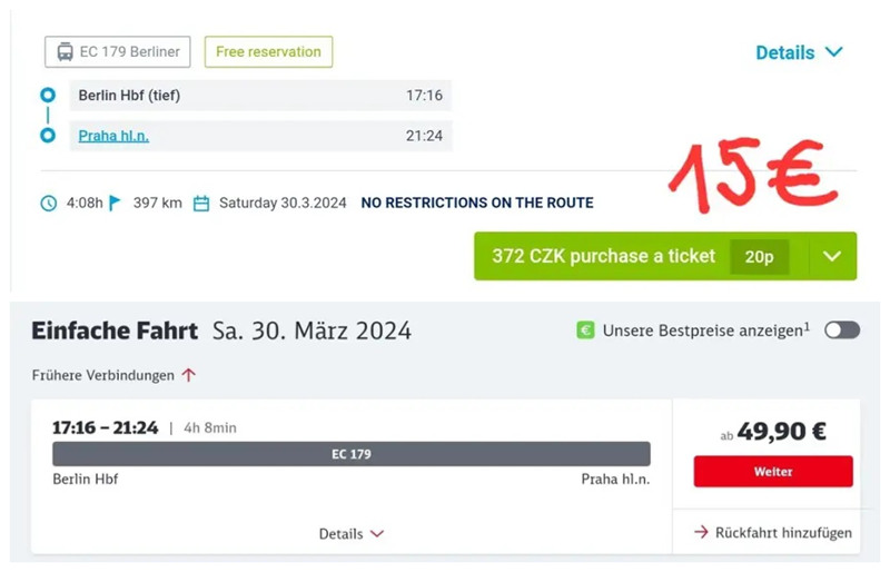 不允许你不知道：超级省钱购买德国火车票