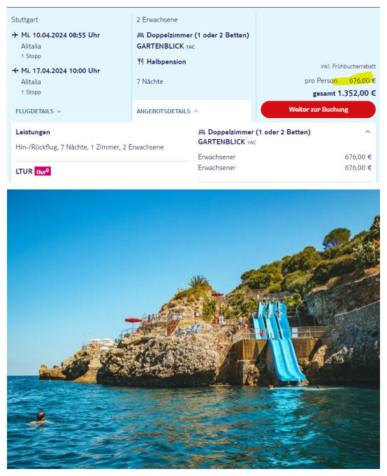 意大利西西里岛8天低至676欧，包往返机票4星住宿早晚餐