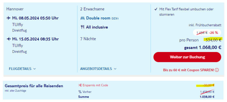 突尼斯海滨之旅8天519欧，包往返机票4星TUI酒店住宿含4餐接送