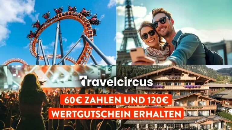 德国aldi特惠：60欧获得120欧Travelcircus优惠券全年可用